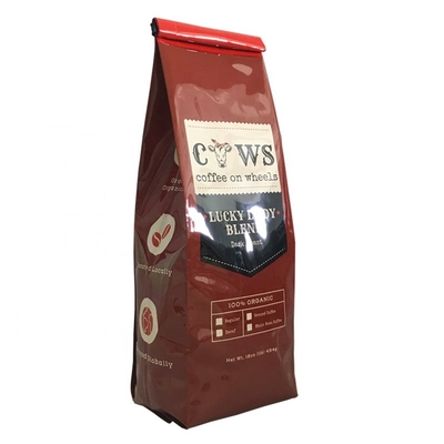 Barrier Custom Bags Side Gusset Compostable Coffee Bag Moisture Proof Pouch Stand Up Pouch With Zipper