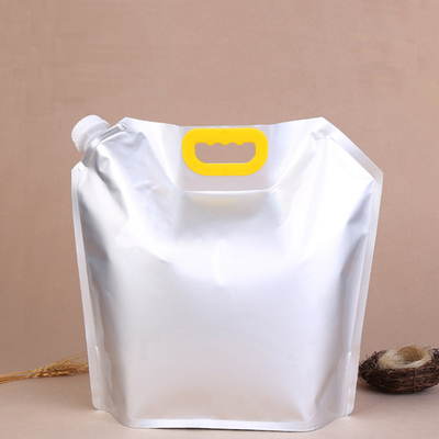 Aluminum Foil Packaging Stand Liquid Liquid Detergent Doypack Pouch With Spout Tap